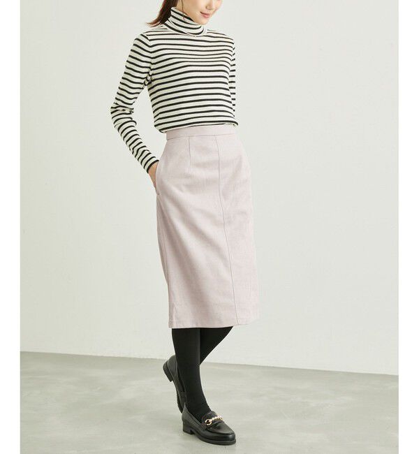 Rope&rsquo;Picnic「リサイクルポリエステルダンボールアイラインスカート」|スカート|