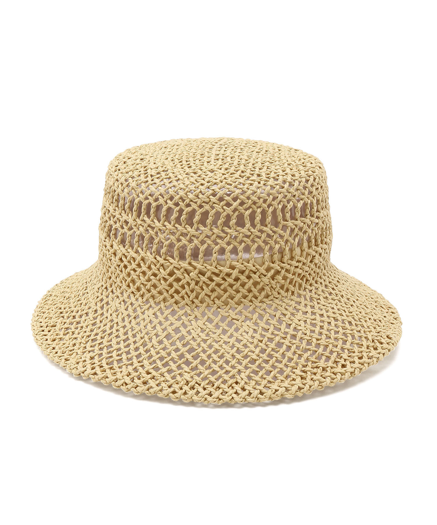 ROPE PICNIC PASSAGE「透かし編みハット」|ハット|ベージュ(27)