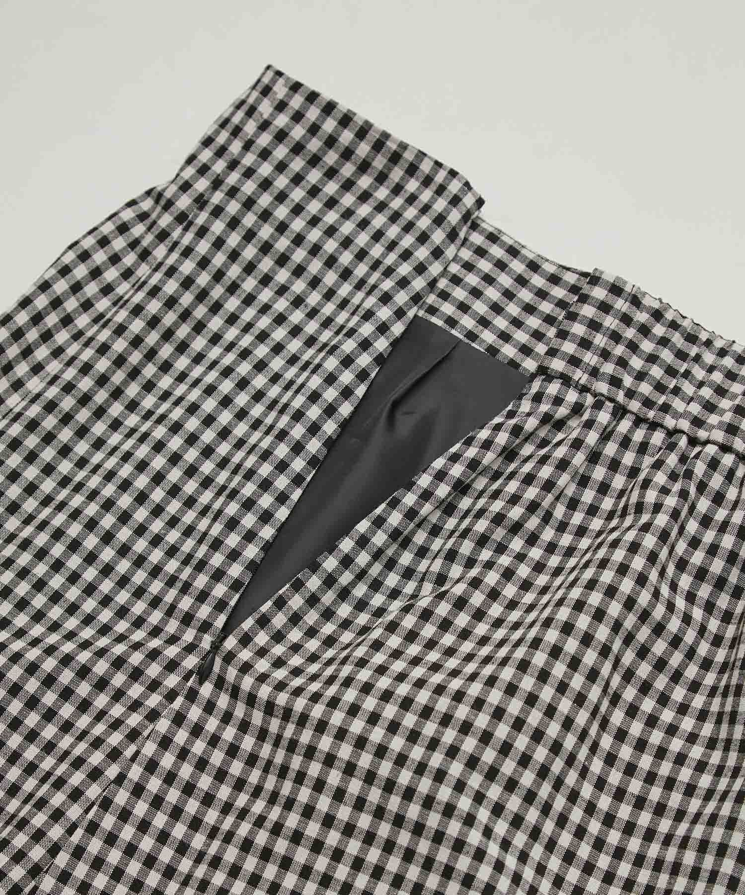 Rope&rsquo;Picnic「麻混アシンメトリータックカラースカート」|スカート|