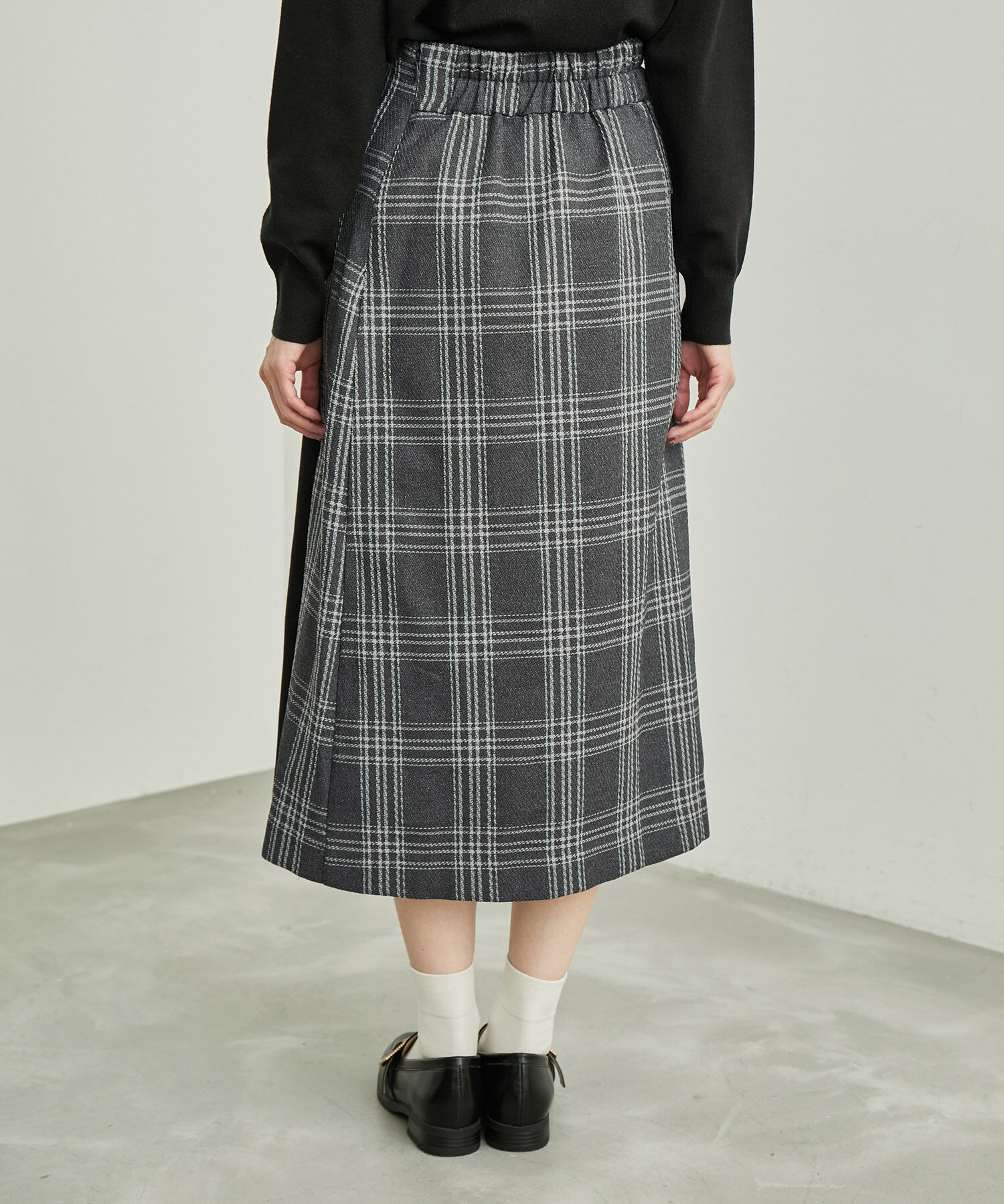 Rope&rsquo;Picnic「チェックコンビキルトスカート」|スカート|
