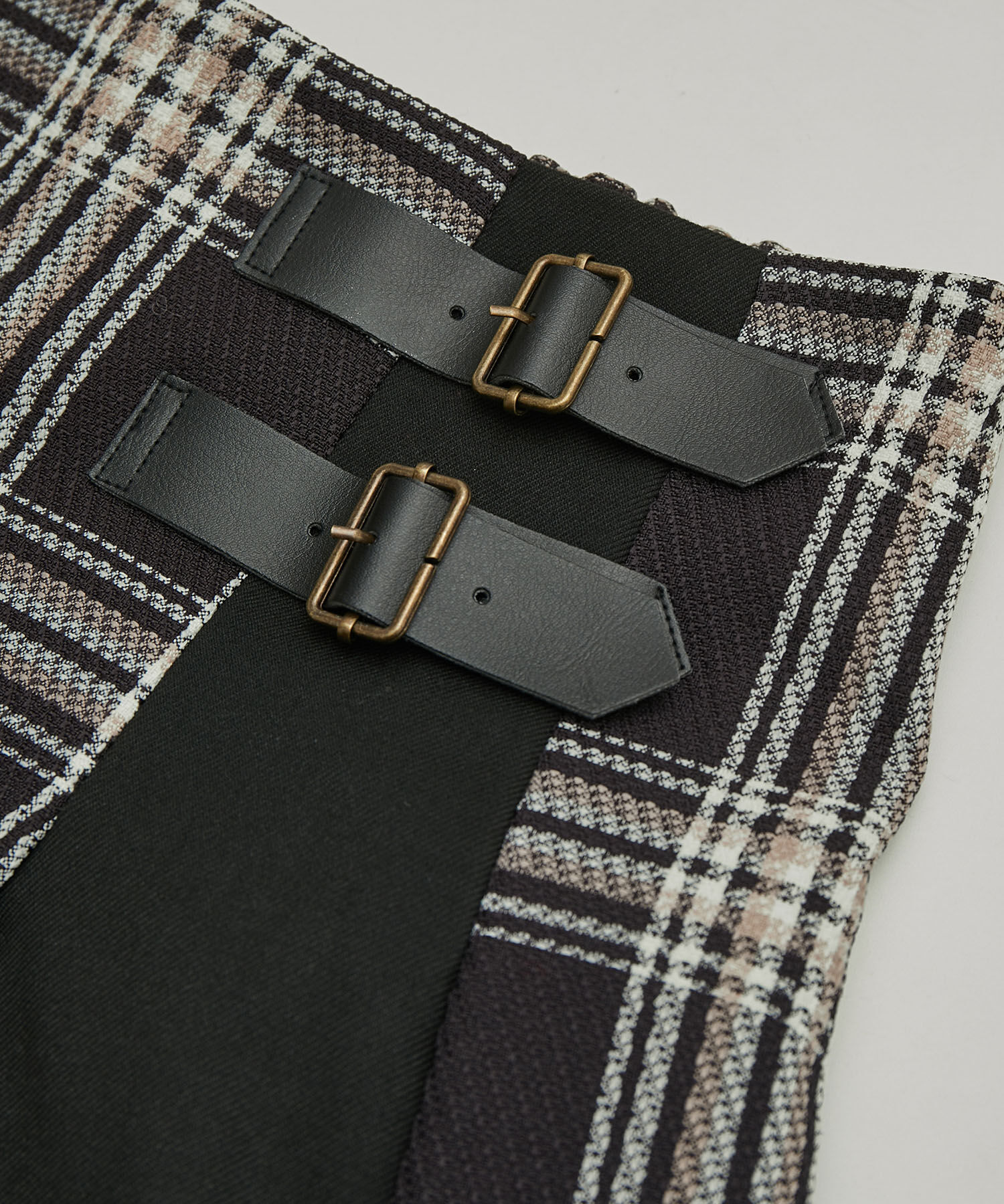 Rope&rsquo;Picnic「チェックコンビキルトスカート」|スカート|