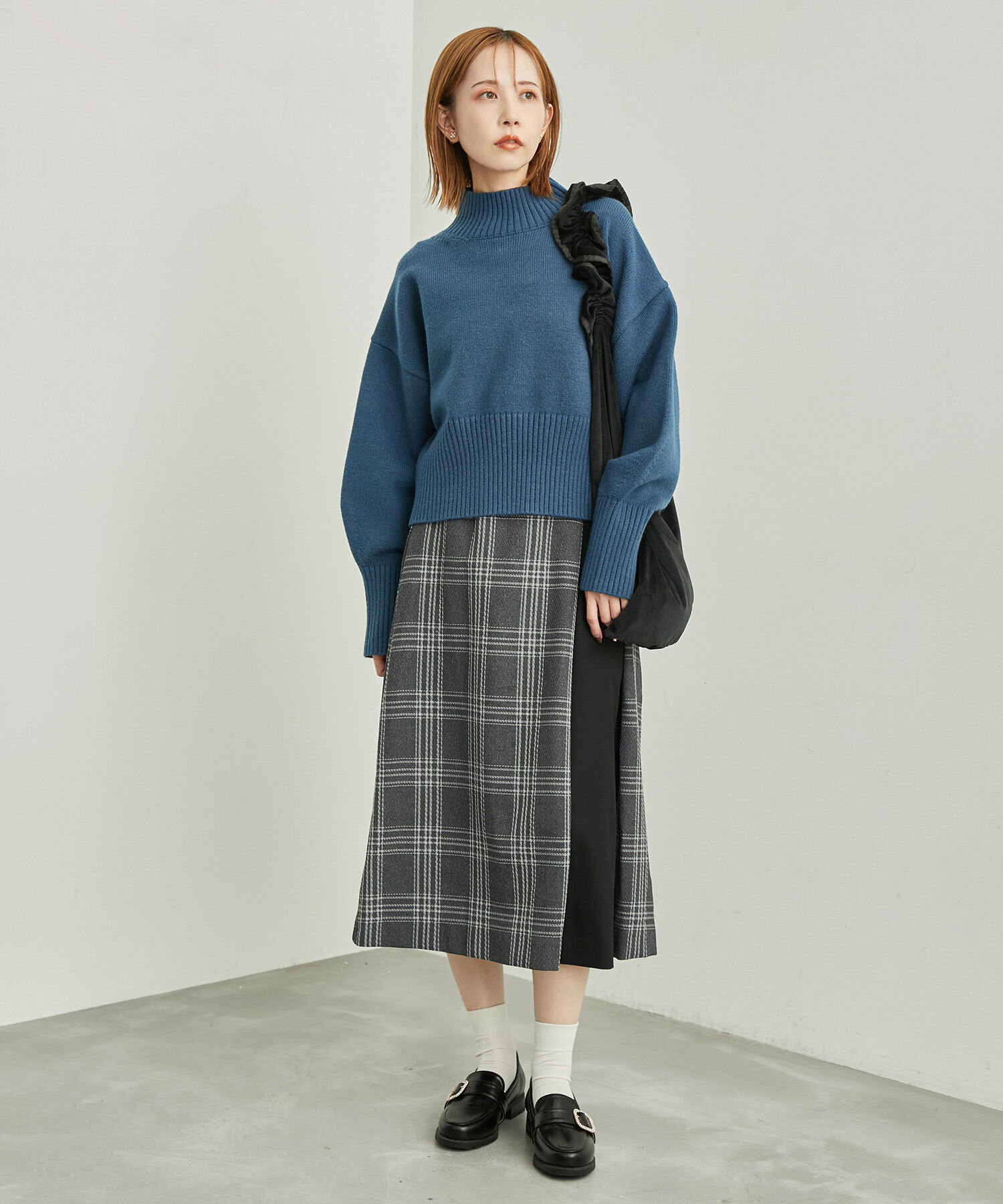 Rope&rsquo;Picnic「チェックコンビキルトスカート」|スカート|