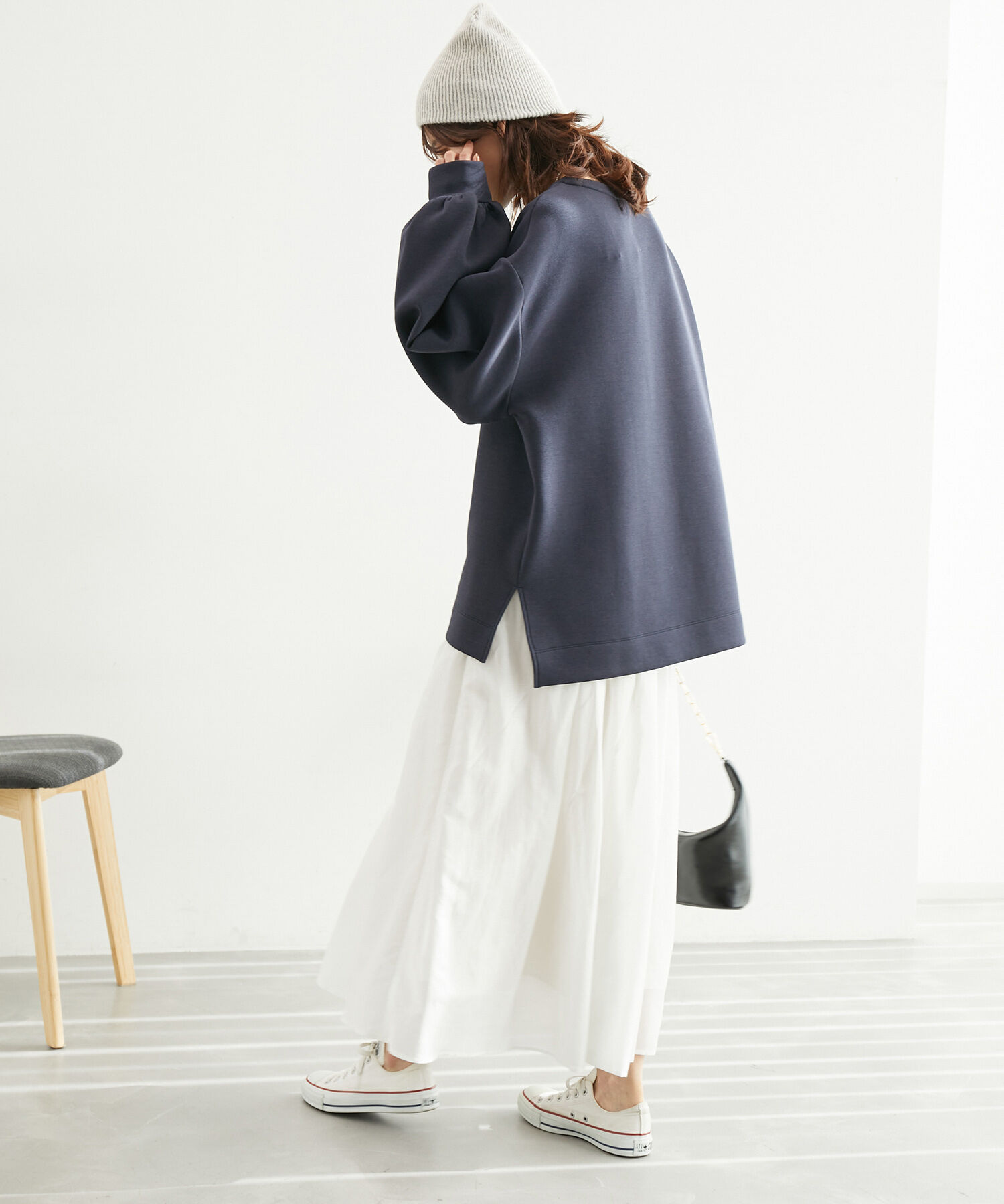 Rope&rsquo;Picnic「着丈が選べるダンボールプルオーバー」|スウェット・ジャージ|