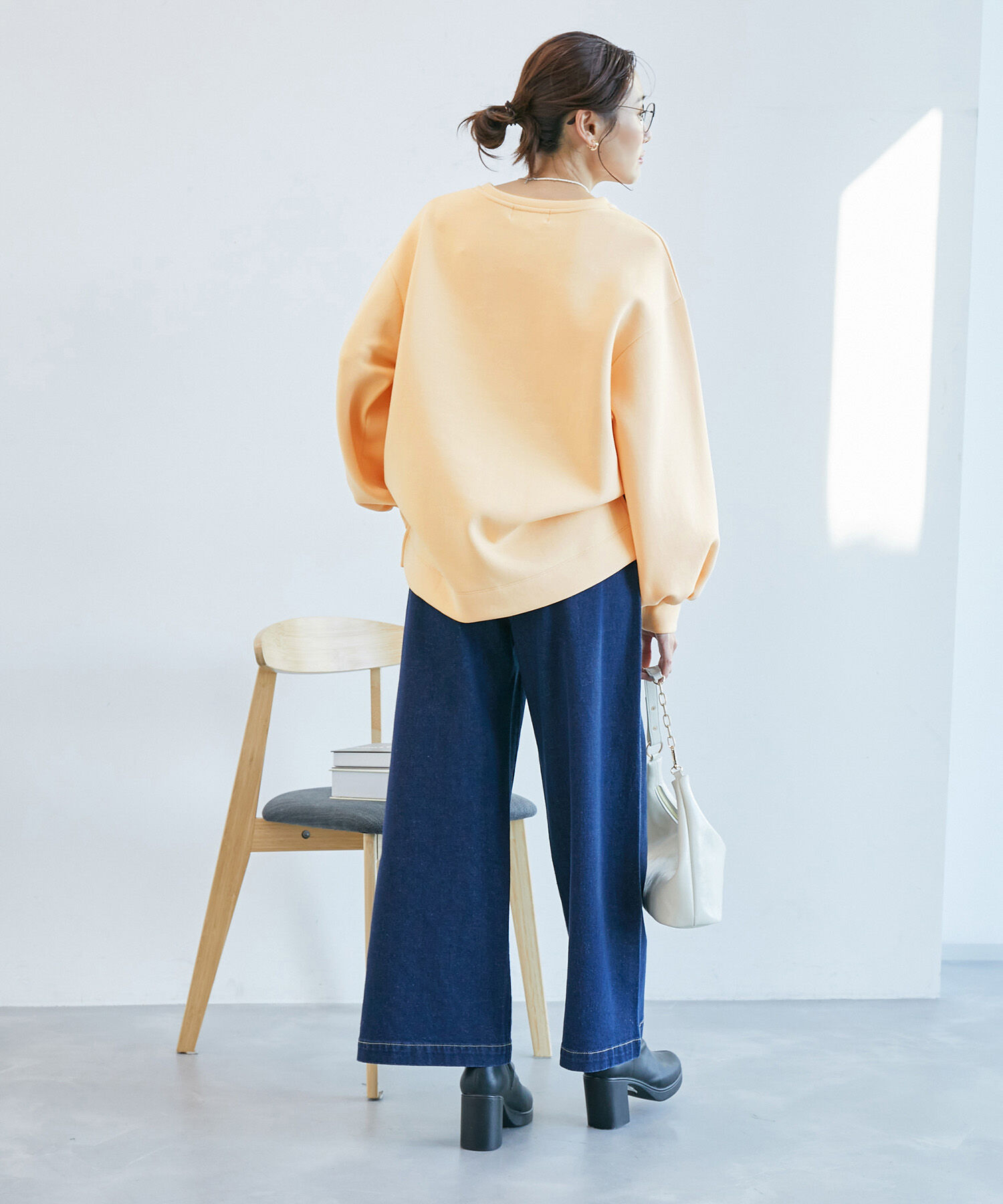 Rope&rsquo;Picnic「着丈が選べるダンボールプルオーバー」|スウェット・ジャージ|