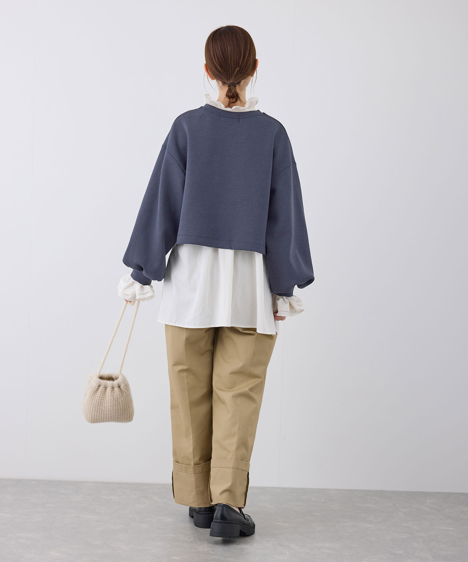 Rope&rsquo;Picnic「着丈が選べるダンボールプルオーバー」|スウェット・ジャージ|