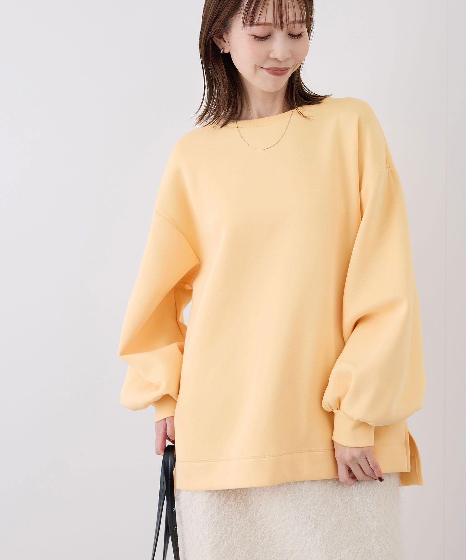 Rope&rsquo;Picnic「着丈が選べるダンボールプルオーバー」|スウェット・ジャージ|