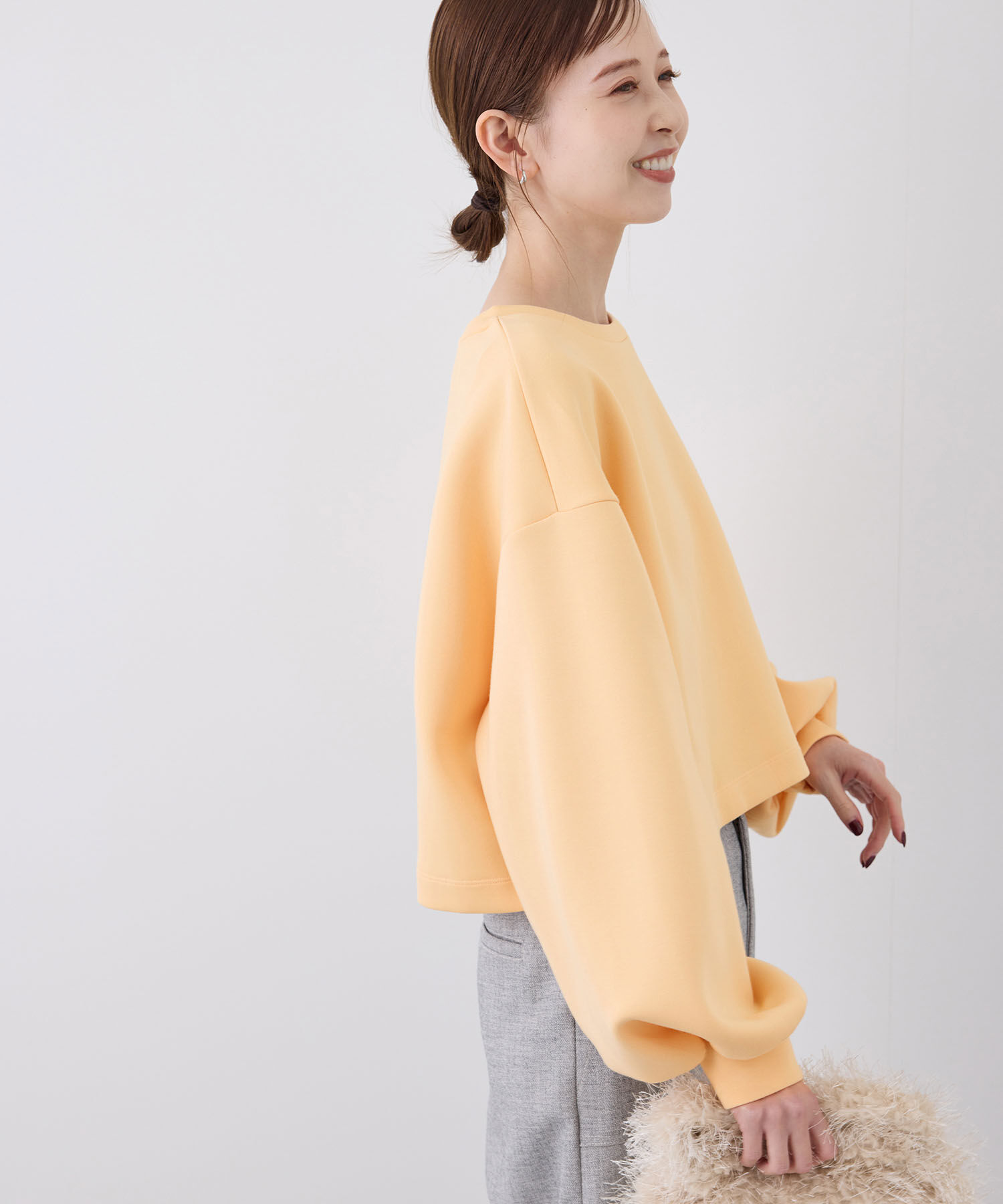 Rope&rsquo;Picnic「着丈が選べるダンボールプルオーバー」|スウェット・ジャージ|