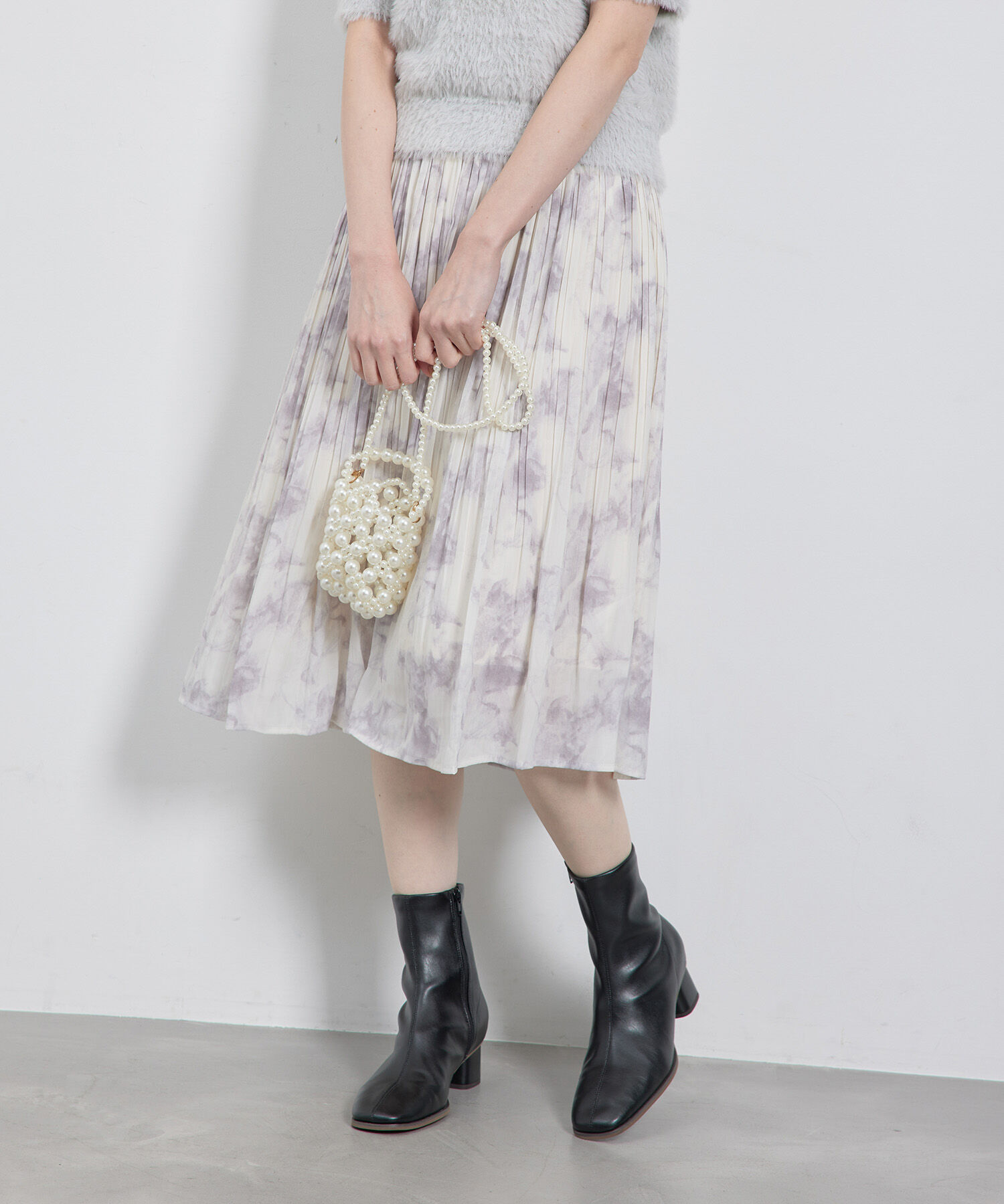 Rope&rsquo;Picnic「【新色追加】着丈が選べるエアリープリーツスカート」|スカート|