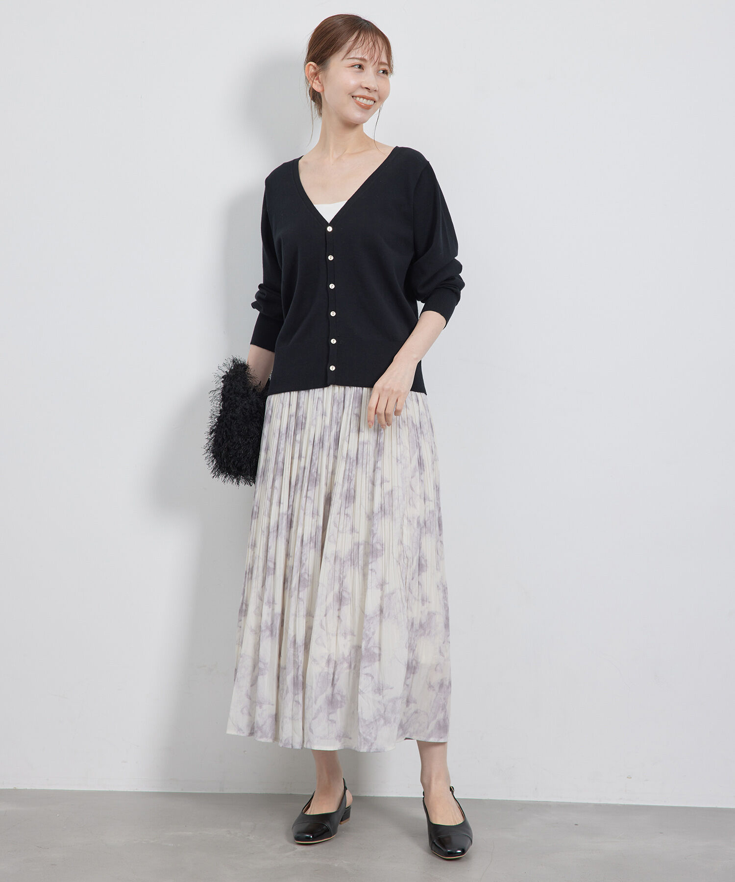 Rope&rsquo;Picnic「【新色追加】着丈が選べるエアリープリーツスカート」|スカート|