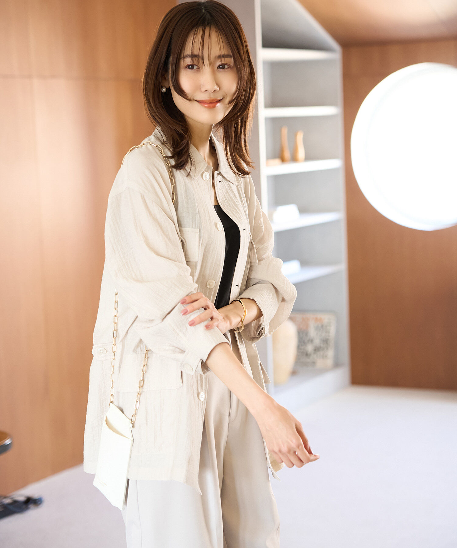 Rope&rsquo;Picnic「ミリタリーシアーライトジャケット」|ミリタリージャケット|