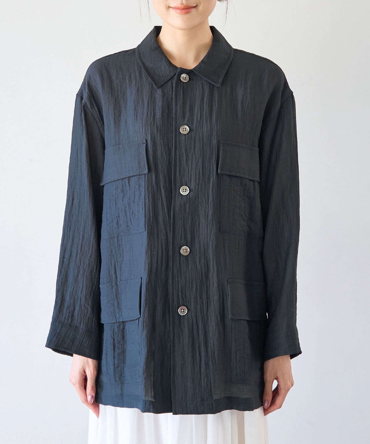 Rope&rsquo;Picnic「ミリタリーシアーライトジャケット」|ミリタリージャケット|