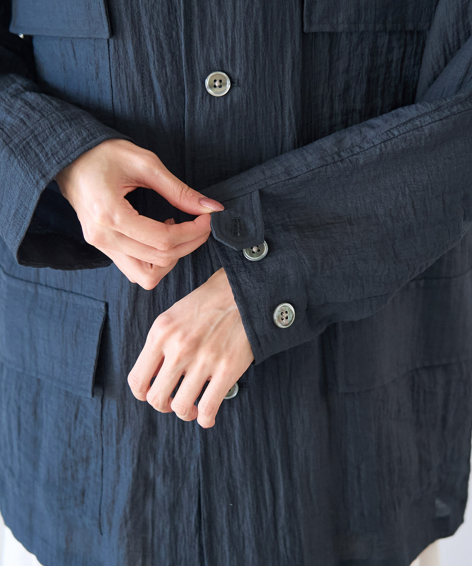 Rope&rsquo;Picnic「ミリタリーシアーライトジャケット」|ミリタリージャケット|