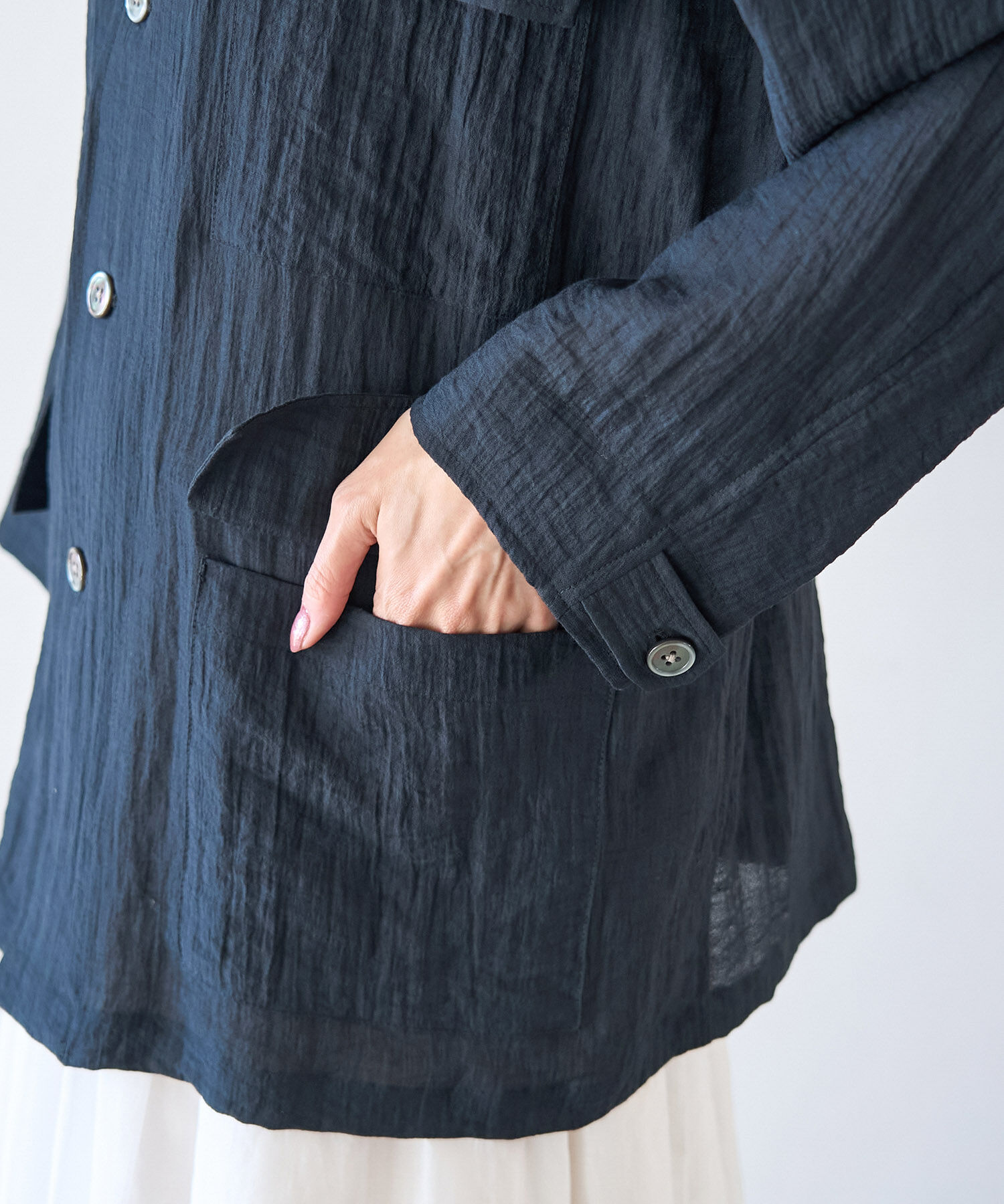 Rope&rsquo;Picnic「ミリタリーシアーライトジャケット」|ミリタリージャケット|