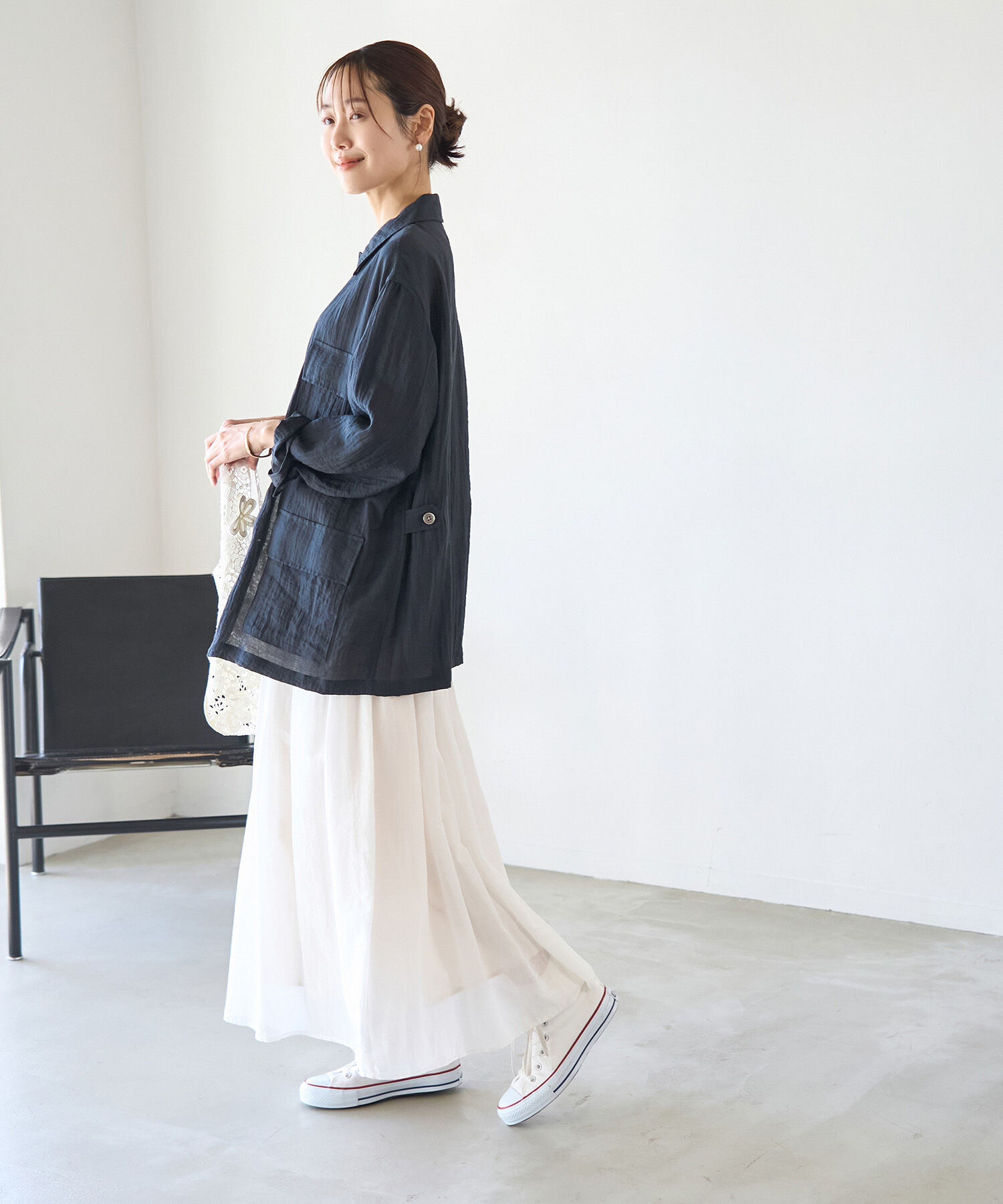 Rope&rsquo;Picnic「ミリタリーシアーライトジャケット」|ミリタリージャケット|