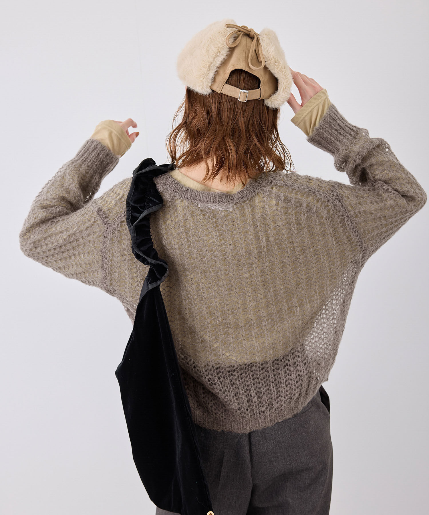 Rope&rsquo;Picnic「シアーモヘア混ニットプルオーバー」|ニット・セーター|