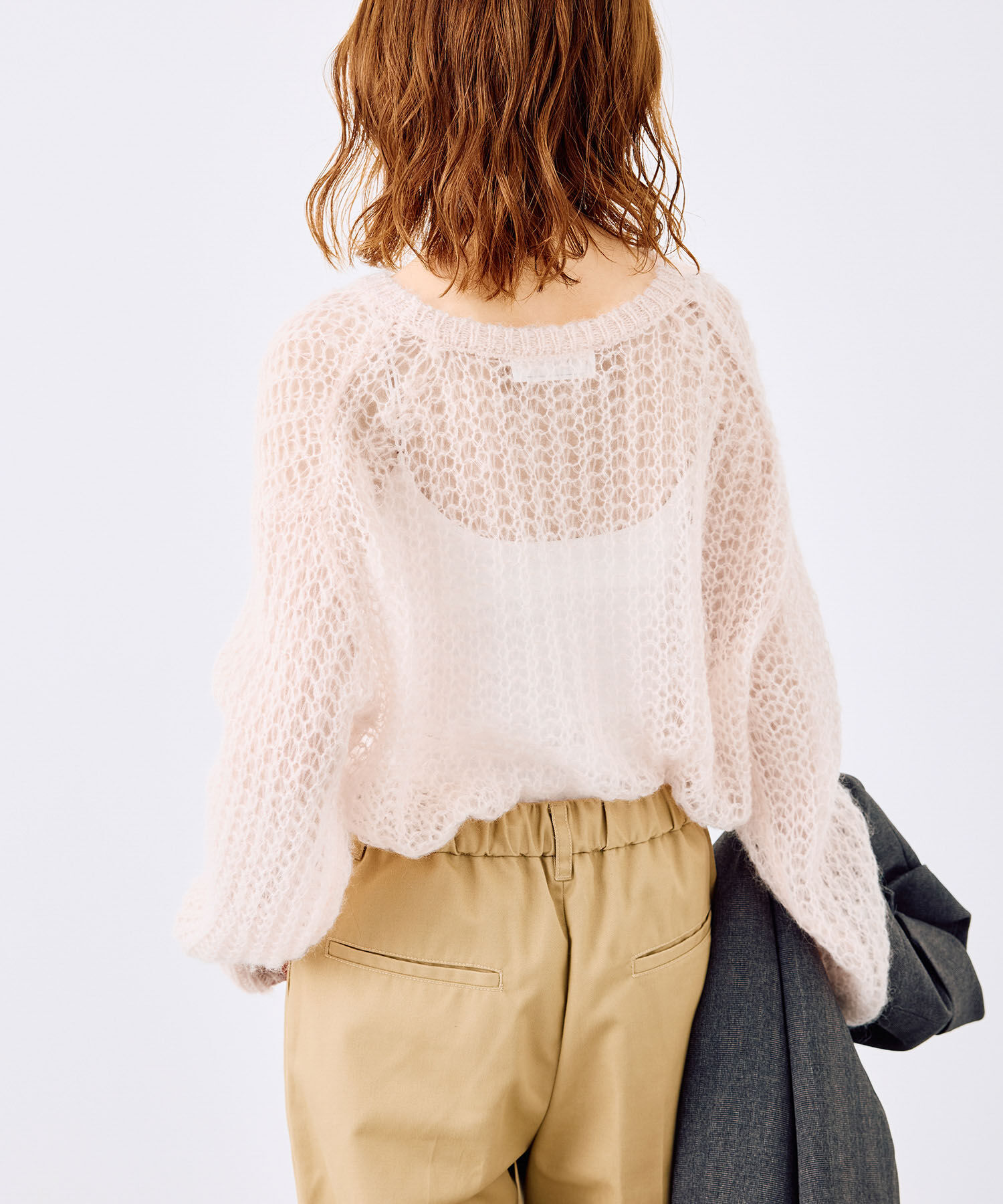 Rope&rsquo;Picnic「シアーモヘア混ニットプルオーバー」|ニット・セーター|