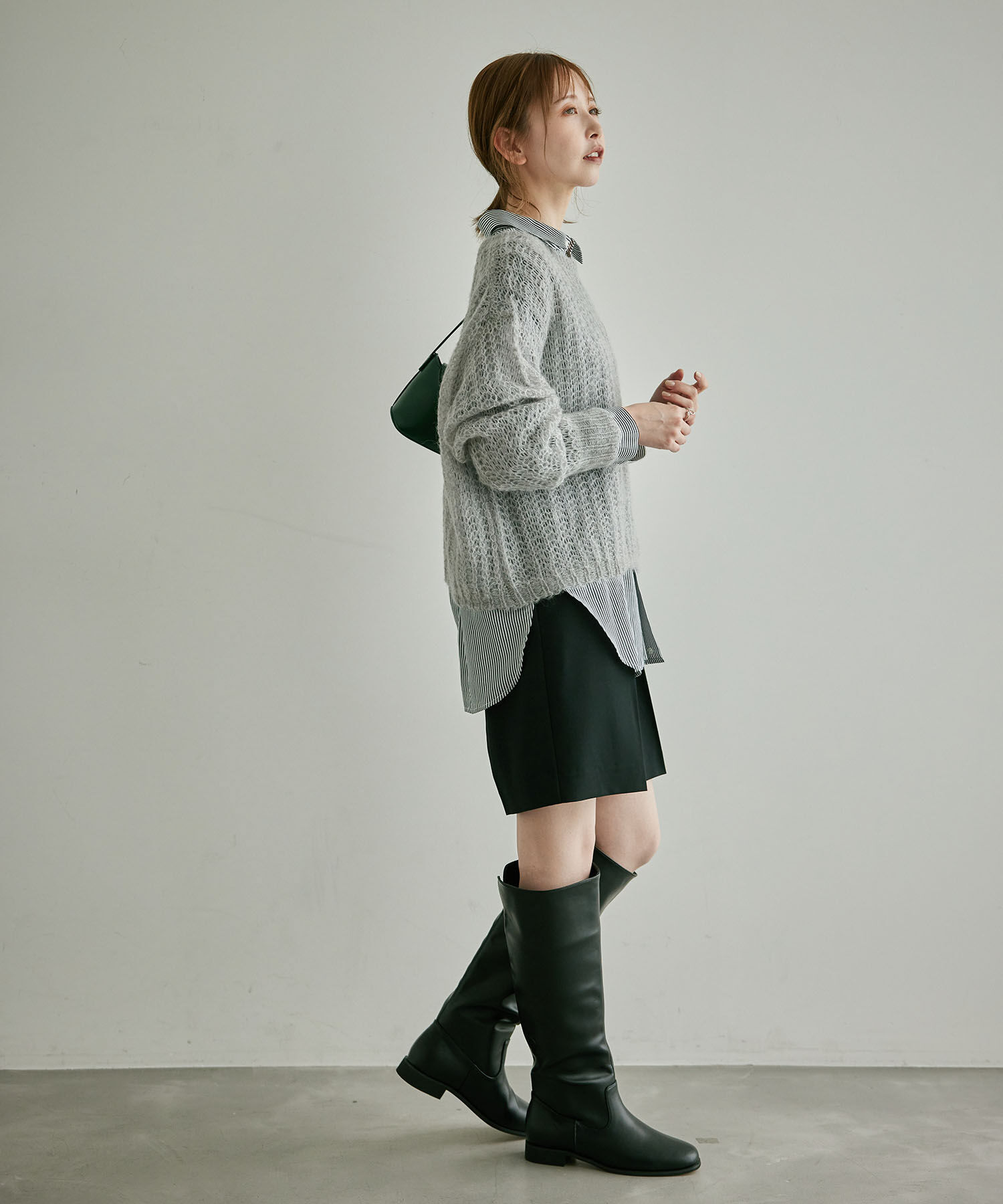 Rope&rsquo;Picnic「シアーモヘア混ニットプルオーバー」|ニット・セーター|