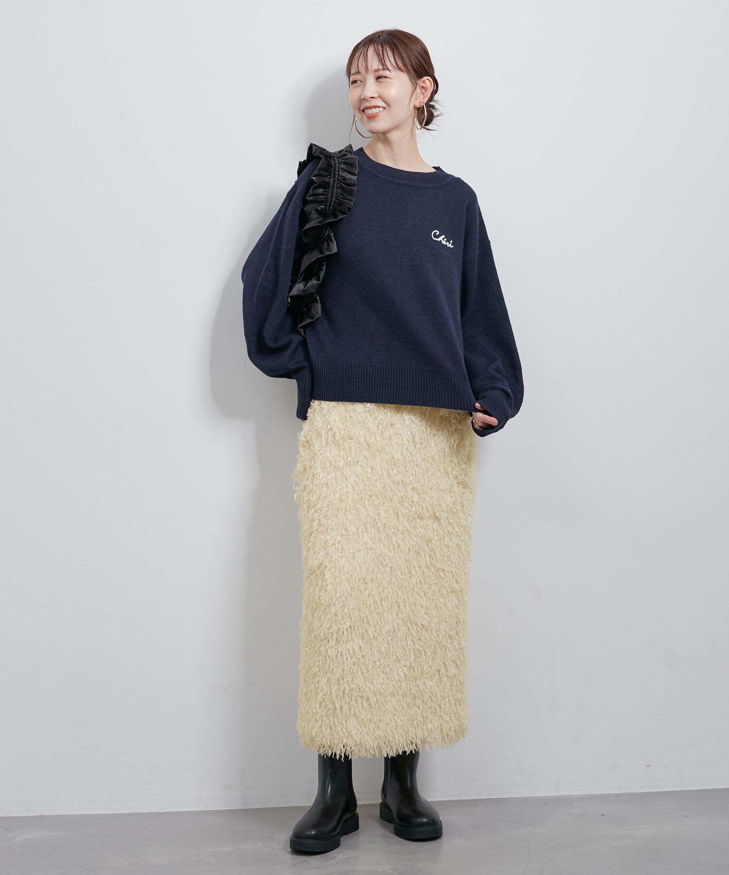 Rope&rsquo;Picnic「テープヤーンアイラインスカート」|スカート|