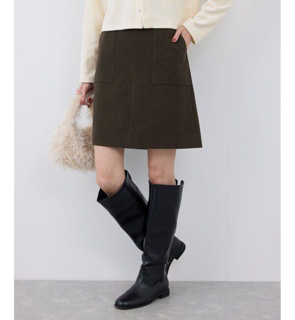 Rope&rsquo;Picnic「ジャージメルトンスカート」|スカート|