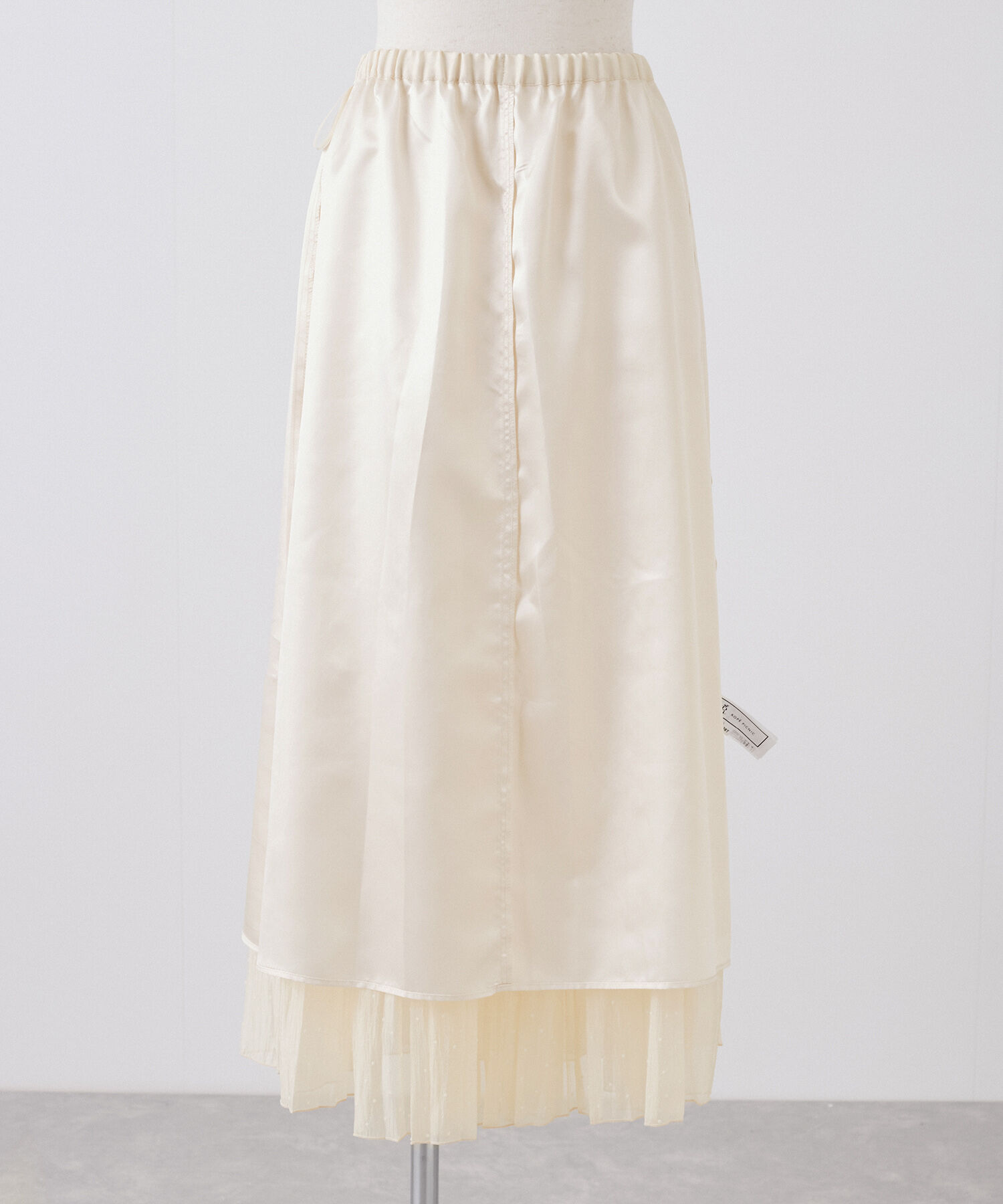 Rope&rsquo;Picnic「着丈が選べるペーパーライクドットティアードスカート」|スカート|