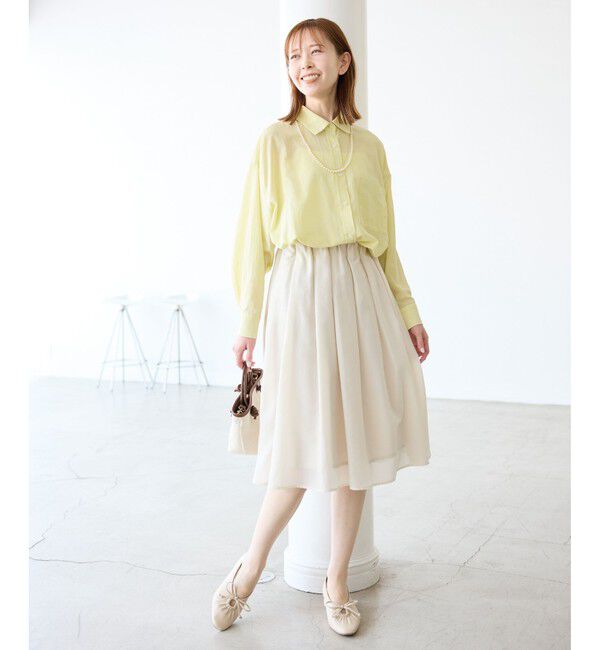 Rope&rsquo;Picnic「着丈が選べるギャザースカート」|スカート|