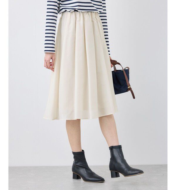 Rope&rsquo;Picnic「着丈が選べるギャザースカート」|スカート|