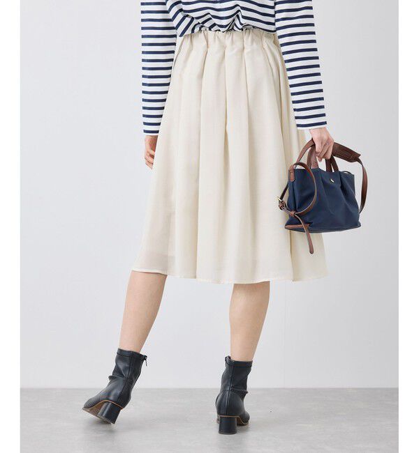 Rope&rsquo;Picnic「着丈が選べるギャザースカート」|スカート|