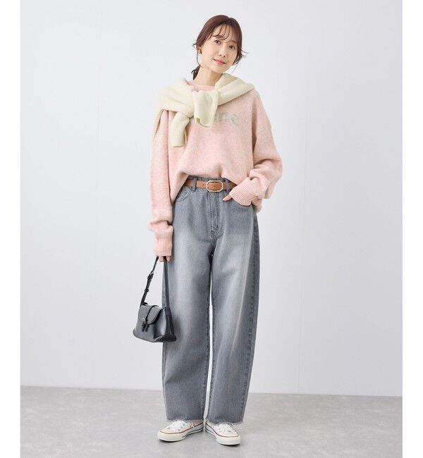 Rope&rsquo;Picnic「ロゴジャガードニットプルオーバー」|ニット・セーター|