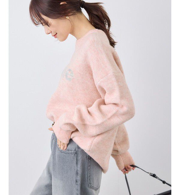 Rope&rsquo;Picnic「ロゴジャガードニットプルオーバー」|ニット・セーター|