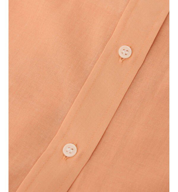 Rope&rsquo;Picnic「【接触冷感・通気性】お着軽シャツシリーズ/綿ボイルペプラムシャツ」|シャツ・ブラウス|