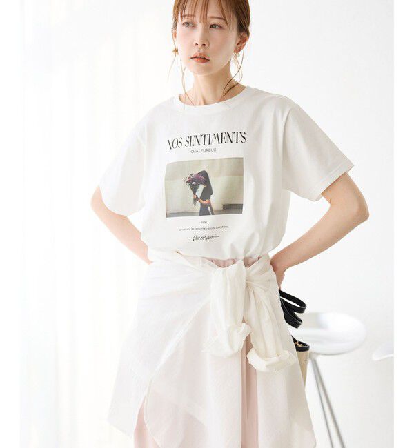 Rope&rsquo;Picnic「【UVカット・洗濯機OK・接触冷感】RENUアソートフォトTシャツ/リンクコーデ・新色追加」|Tシャツ・カットソー|