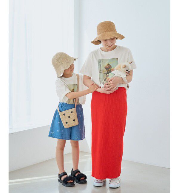 Rope&rsquo;Picnic「【UVカット・洗濯機OK・接触冷感】RENUアソートフォトTシャツ/リンクコーデ・新色追加」|Tシャツ・カットソー|