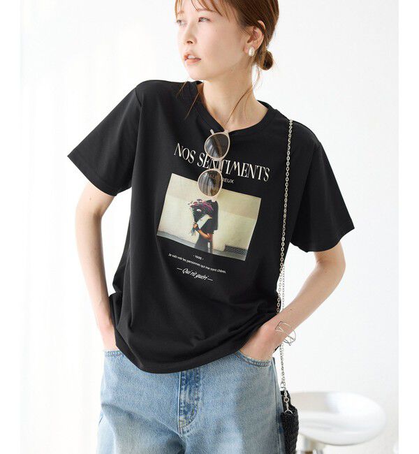 Rope&rsquo;Picnic「【UVカット・洗濯機OK・接触冷感】RENUアソートフォトTシャツ/リンクコーデ・新色追加」|Tシャツ・カットソー|