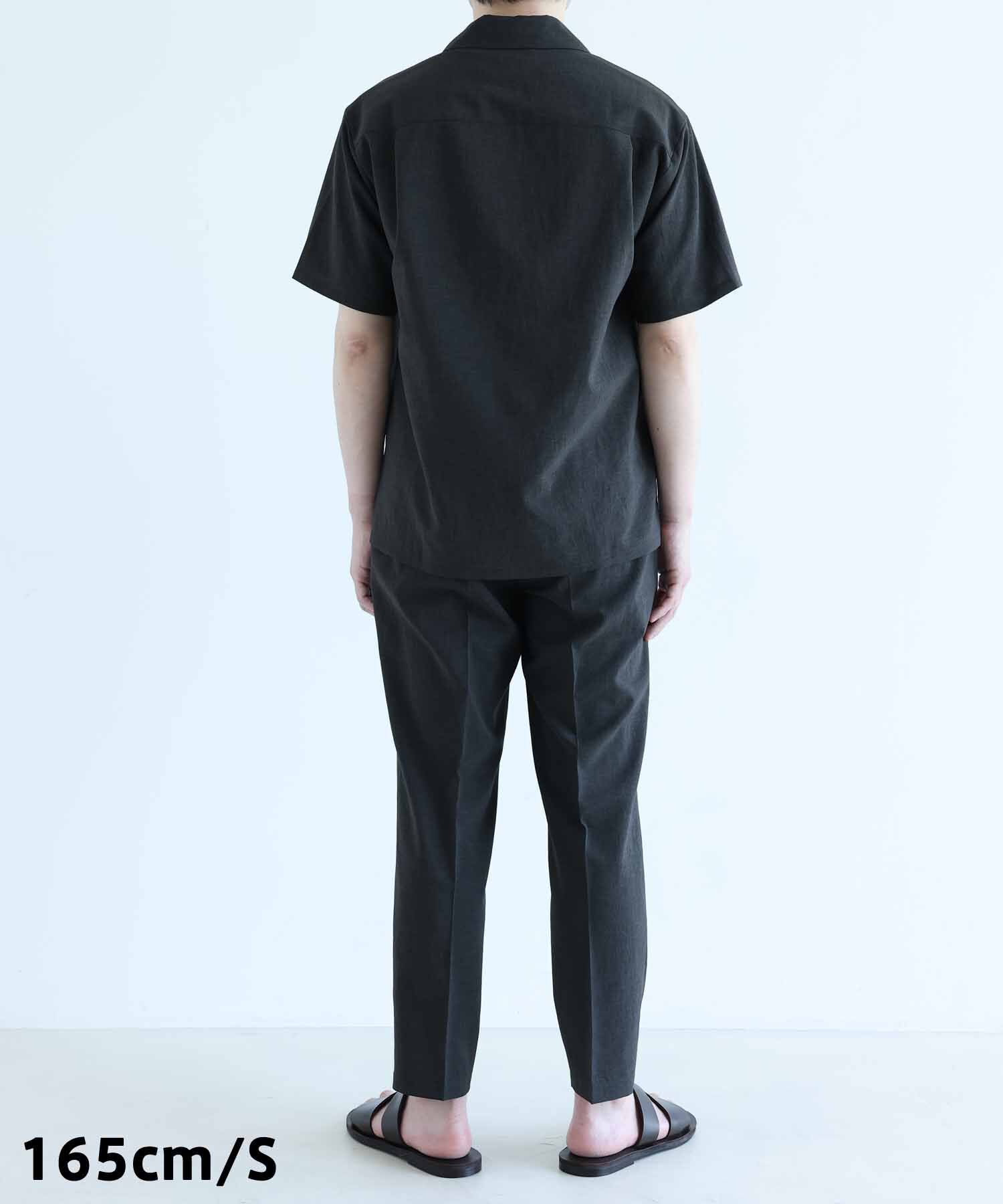 ADAM ET ROPE'「オープンカラーシャツ＆イージーパンツ セットアップ/イージーケア/吸水速乾」|スーツ|