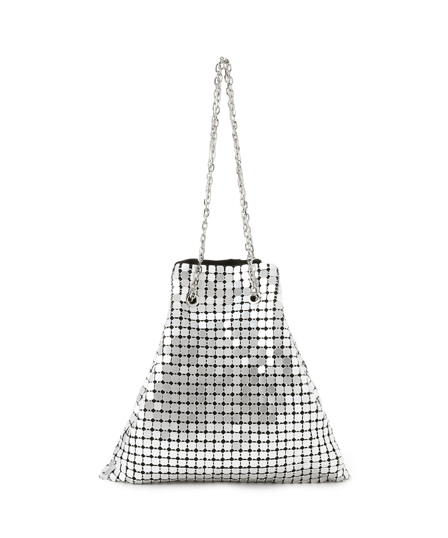 ADAM ET ROPE'「【サステナブル】メタル巾着ミニバッグ」|ハンドバッグ|