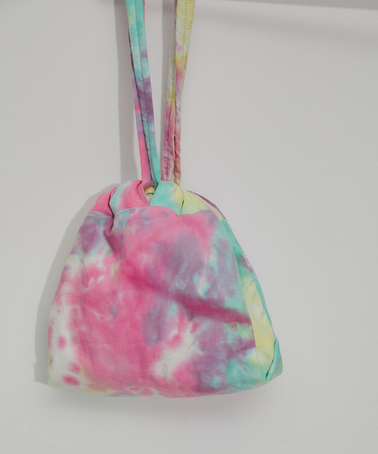 ADAM ET ROPE'「【サステナブル】タイダイ柄巾着バッグ」|ハンドバッグ|