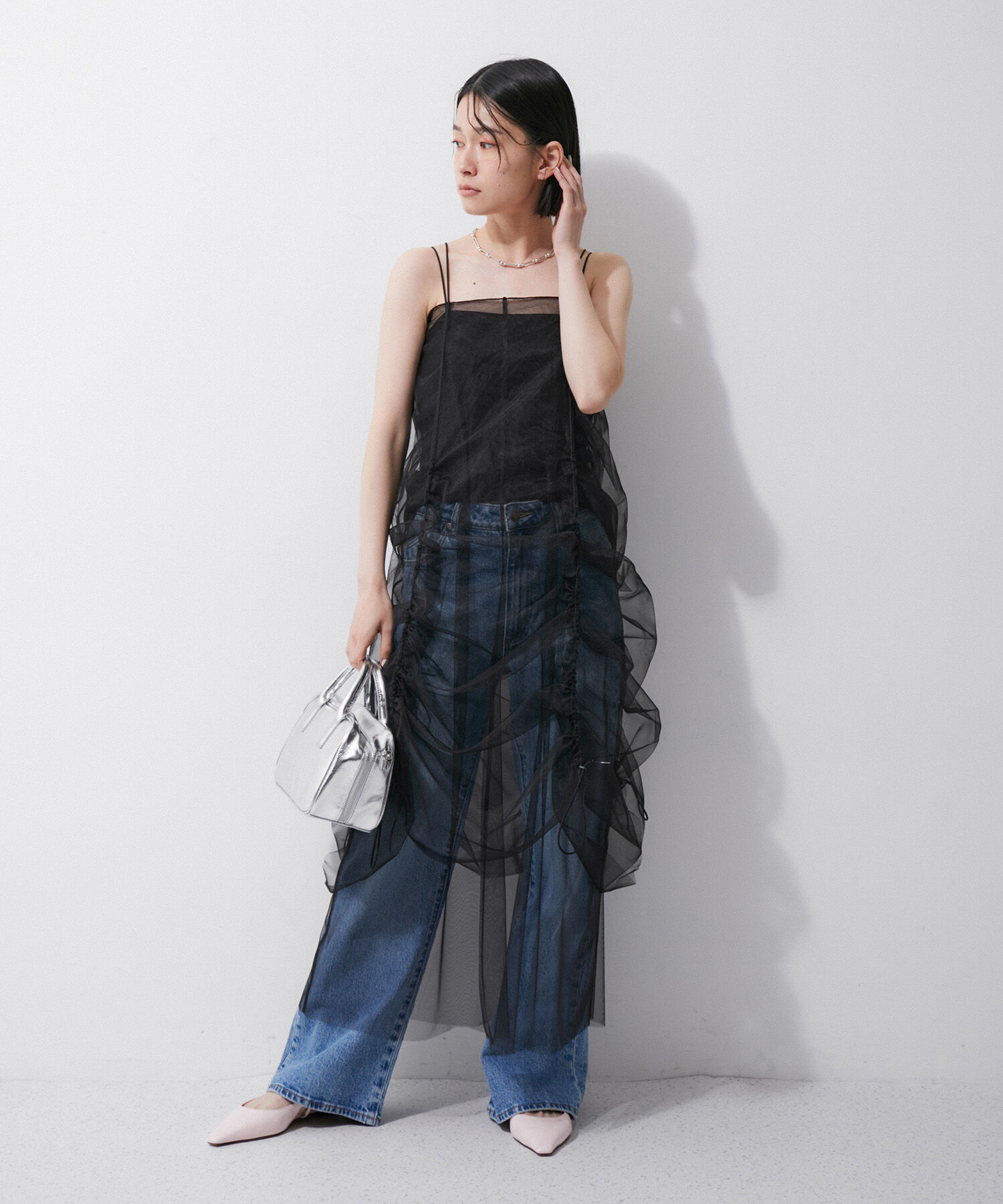 ADAM ET ROPE'「【一部WEB限定カラー・再入荷・サステナブル】ロゴスクエアボストンバッグ」|ショルダー・メッセンジャー|