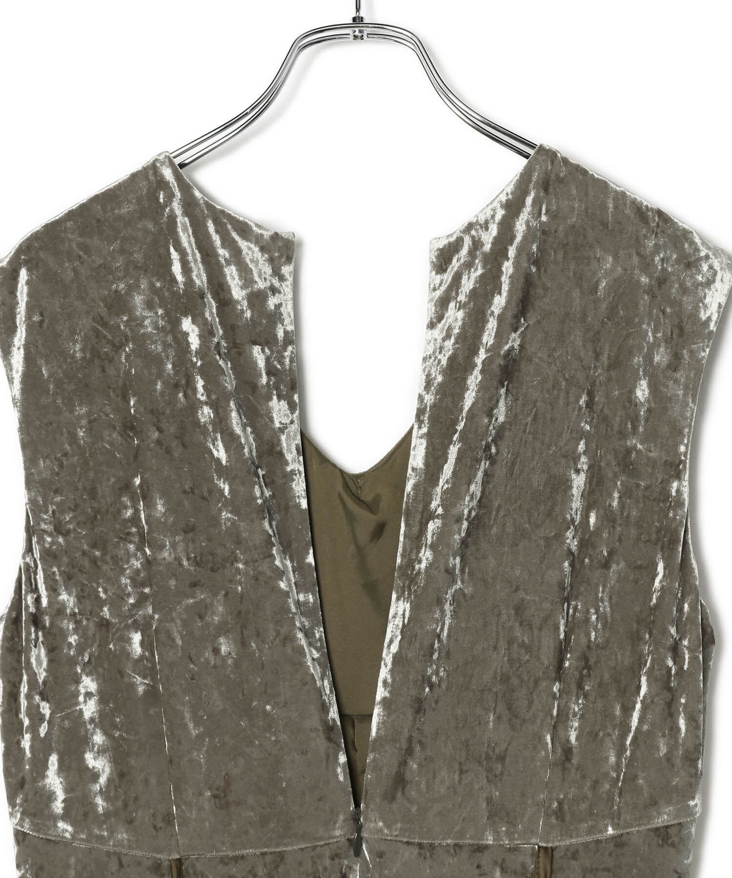 ADAM ET ROPE'「ベロアロンパース」|オールインワン|