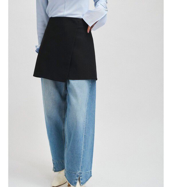 ADAM ET ROPE'「ラップミニスカート」|スカート|クロメイン