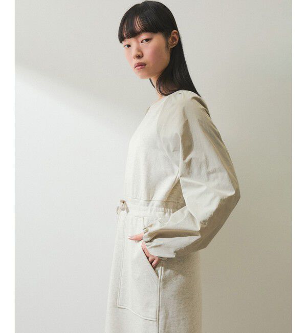 ADAM ET ROPE'「【WEB限定】スウェットコンビワンピース」|ワンピース|