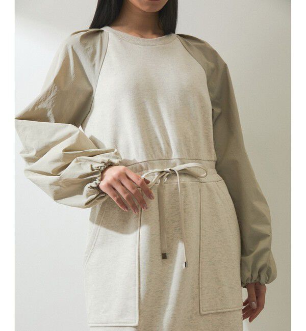 ADAM ET ROPE'「【WEB限定】スウェットコンビワンピース」|ワンピース|