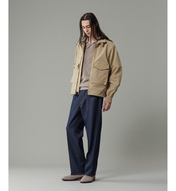 ADAM ET ROPE'「【ADAM ET ROPE' JEANS -IMAG-】《NIKKE/ニッケ》デニム ストレートスラックス」|デニム|