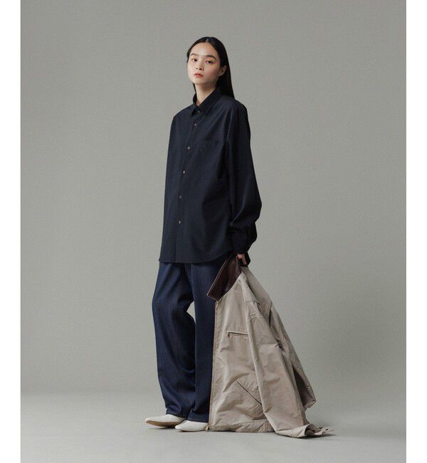 ADAM ET ROPE'「【ADAM ET ROPE' JEANS -IMAG-】《NIKKE/ニッケ》デニム ストレートスラックス」|デニム|