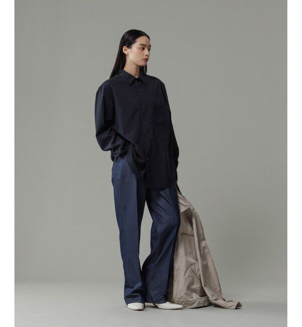 ADAM ET ROPE'「【ADAM ET ROPE' JEANS -IMAG-】《NIKKE/ニッケ》デニム ストレートスラックス」|デニム|