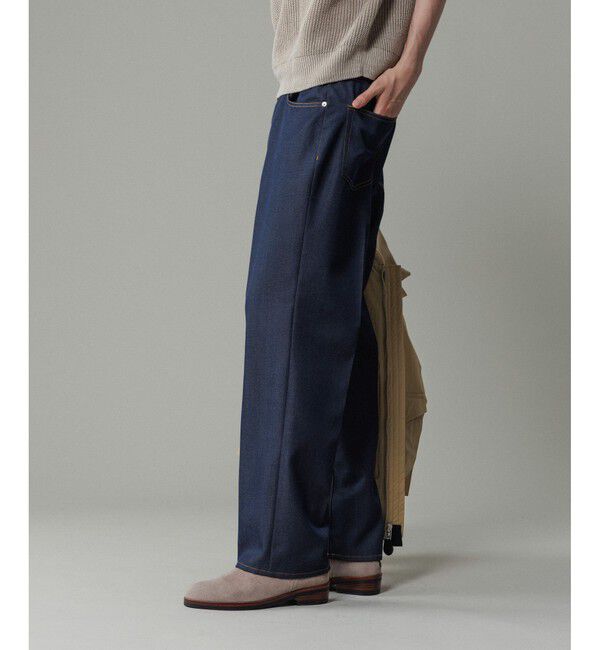 ADAM ET ROPE'「【ADAM ET ROPE' JEANS -IMAG-】《NIKKE/ニッケ》デニム ストレートスラックス」|デニム|