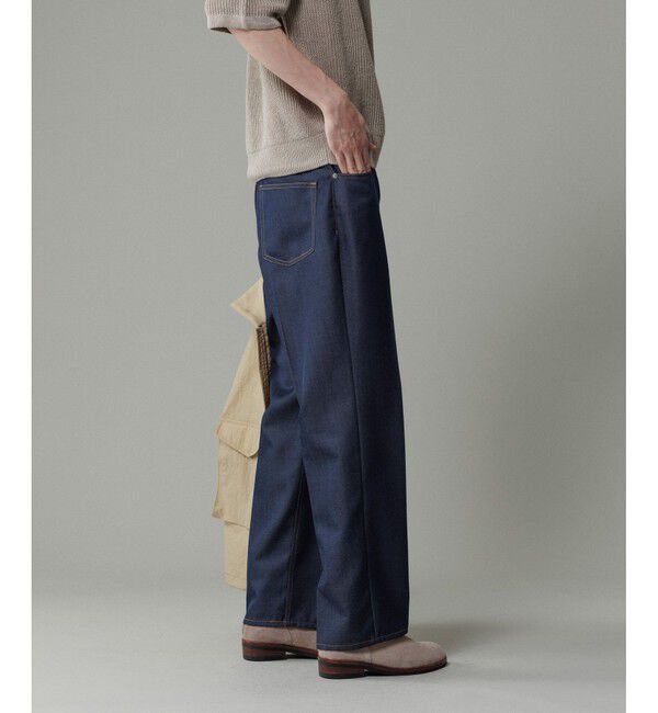 ADAM ET ROPE'「【ADAM ET ROPE' JEANS -IMAG-】《NIKKE/ニッケ》デニム ストレートスラックス」|デニム|