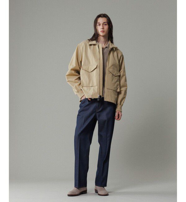 ADAM ET ROPE'「【ADAM ET ROPE' JEANS -IMAG-】《NIKKE/ニッケ》デニム ストレートスラックス」|デニム|