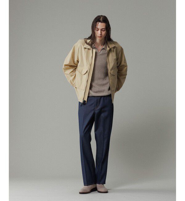 ADAM ET ROPE'「【ADAM ET ROPE' JEANS -IMAG-】《NIKKE/ニッケ》デニム ストレートスラックス」|デニム|