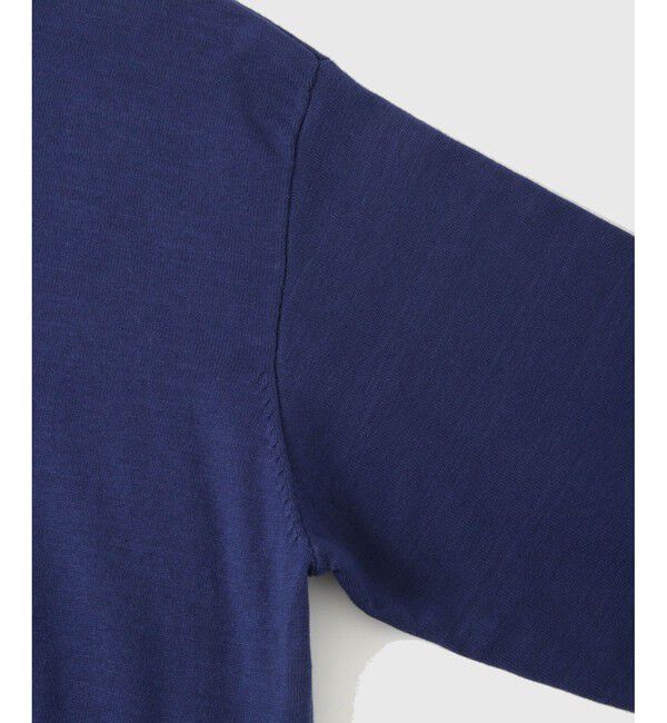 ADAM ET ROPE'「コットンシルク オーバーサイズ クルーネックカーディガン / 2WAY / ユニセックス」|カーディガン|