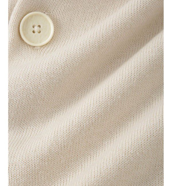 ADAM ET ROPE'「コットンシルク オーバーサイズ クルーネックカーディガン / 2WAY / ユニセックス」|カーディガン|